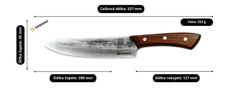 Délka nože